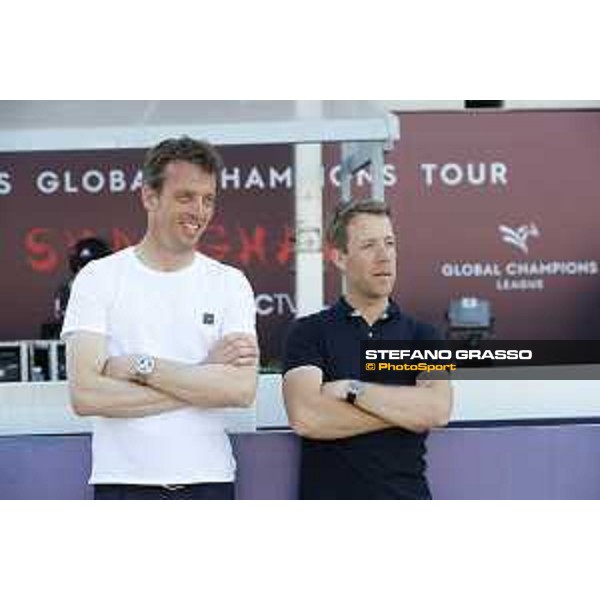 LGCT of Shanghai - Behind the scenes - Harrie Smolders (NED), Maikel Van Der Vleuten (NED) - Shanghai, - 19 April 2018 - ph.Mario Grassia/LGCT