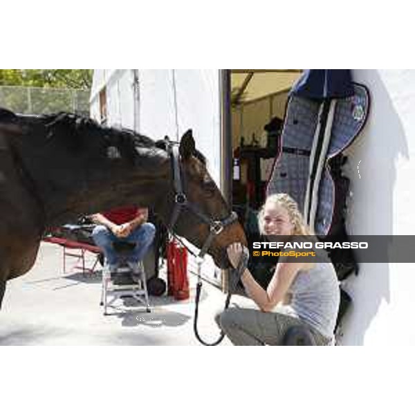 LGCT of Shanghai - Behind the scenes - Jaziro van de ROshoeve - Shanghai, - 20 April 2018 - ph.Mario Grassia/LGCT
