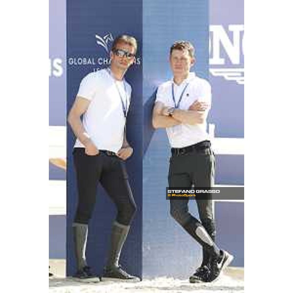 LGCT of Shanghai - Behind the scenes - Harrie Smolders (NED), Scott Brash (GBR) - Shanghai, - 19 April 2018 - ph.Mario Grassia/LGCT