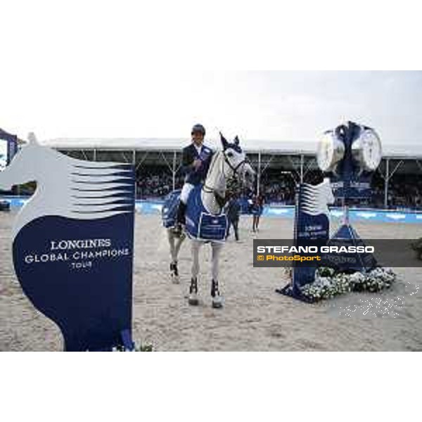 LGCT of Shanghai - Prize giving ceremony - Gregory Wathelet on Coree - Shanghai, - 21 April 2018 - ph.Mario Grassia/LGCT