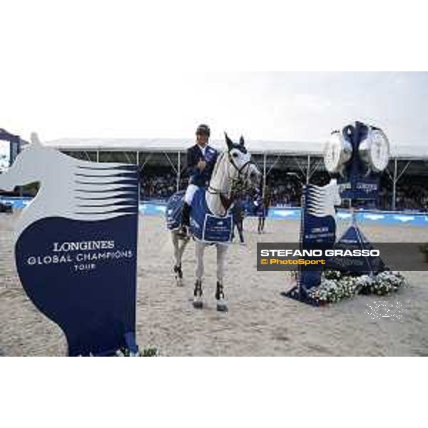 LGCT of Shanghai - Prize giving ceremony - Gregory Wathelet on Coree - Shanghai, - 21 April 2018 - ph.Mario Grassia/LGCT