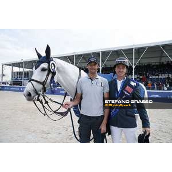 LGCT of Shanghai - Prize giving ceremony - Gregory Wathelet on Coree - Shanghai, - 21 April 2018 - ph.Mario Grassia/LGCT