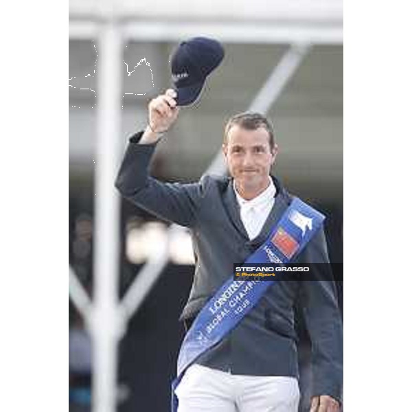 LGCT of Shanghai - Prize giving ceremony - Gregory Wathelet - Shanghai, - 21 April 2018 - ph.Mario Grassia/LGCT