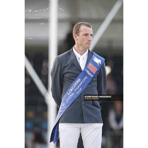 LGCT of Shanghai - Prize giving ceremony - Gregory Wathelet - Shanghai, - 21 April 2018 - ph.Mario Grassia/LGCT