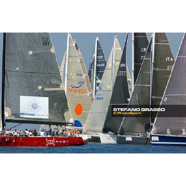start of offshore race in light wind conditions-ph.Stefano Grasso