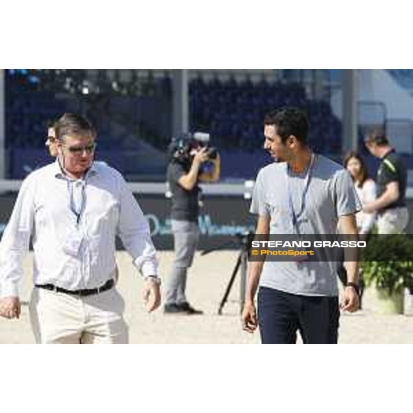 LGCT of Shanghai - Jan Tops (President of LGCT and co-founder of GCL), Nayel Nassar (EGY) - Shanghai, - 19 April 2018 - ph.Mario Grassia/LGCT