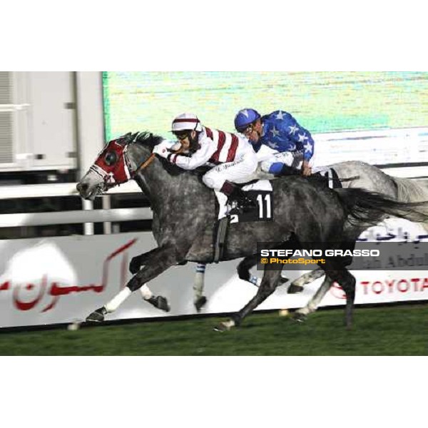 David Bouland on Al Dahma lands the Qatar International Cup beating Mared Al Sahra Doha, Al Ryyan Park, 28th febr. 2008 ph. Stefano Grasso