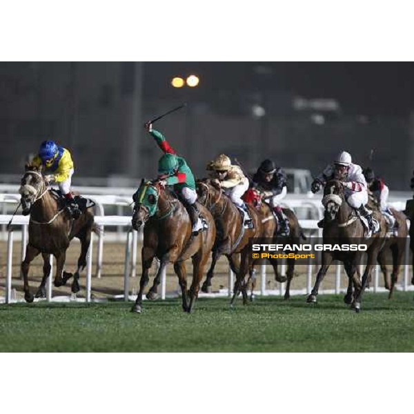 Gerald Avranche on Casemate flyes towards the line and wins the Qatar International Cup Doha, Al Ryyan Park, 28th febr. 2008 ph. Stefano Grasso