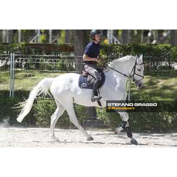 LGCT of Madrid - Warm up - Bertram Allen (IRL) - Madrid, Club de Campo de Villa - 3 May 2018 - ph.Stefano Grasso/LGCT