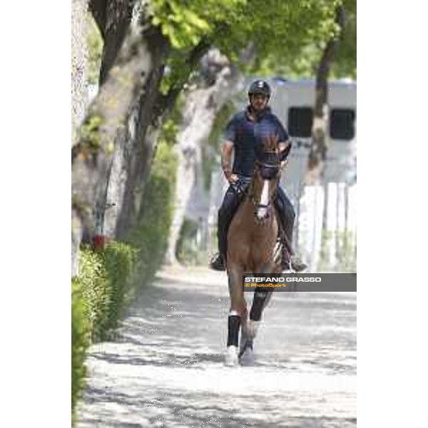 LGCT of Madrid - Warm up - Sheikh Ali Al Thani (QAT) - Madrid, Club de Campo de Villa - 3 May 2018 - ph.Stefano Grasso/LGCT