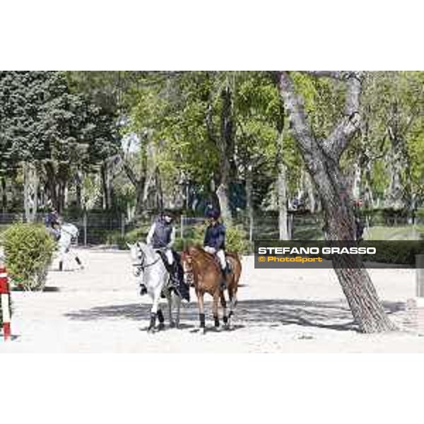 LGCT of Madrid - Warm up - Piergiorgio Bucci (ITA) and Jerome Guery (BEL) - 4 May 2018 - ph.Mario Grassia/LGCT