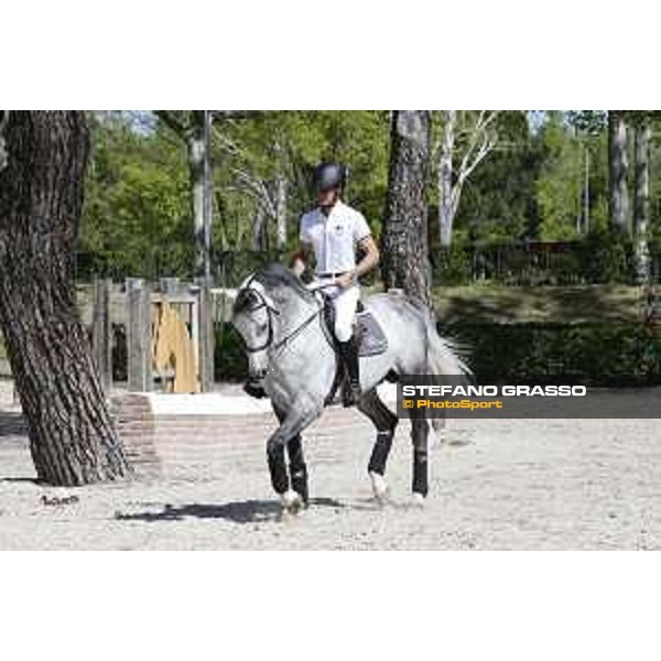 LGCT of Madrid - Warm up - Christian Kukuk (GER) on Lukas 1054 - 4 May 2018 - ph.Mario Grassia/LGCT