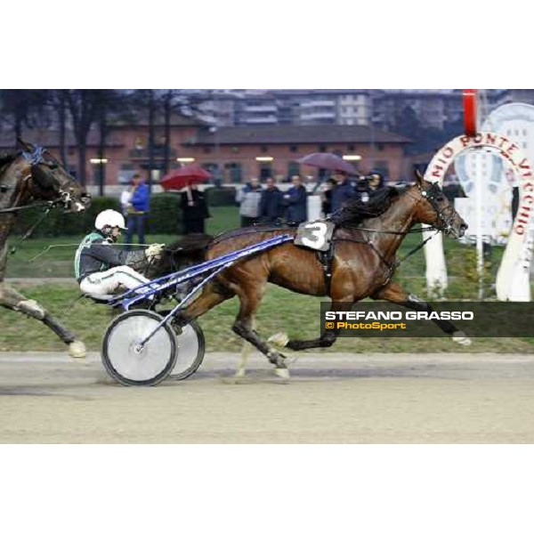 Enrico Belllei with Algiers Hall wins the Gran Premio Ponte Vecchio Firenze, 9th march 2008 ph. Stefano Grasso