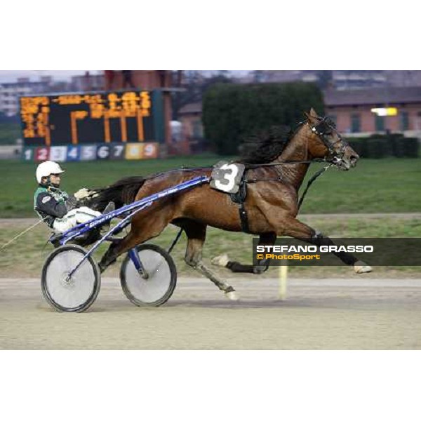 Enrico Belllei with Algiers Hall wins the Gran Premio Ponte Vecchio Firenze, 9th march 2008 ph. Stefano Grasso