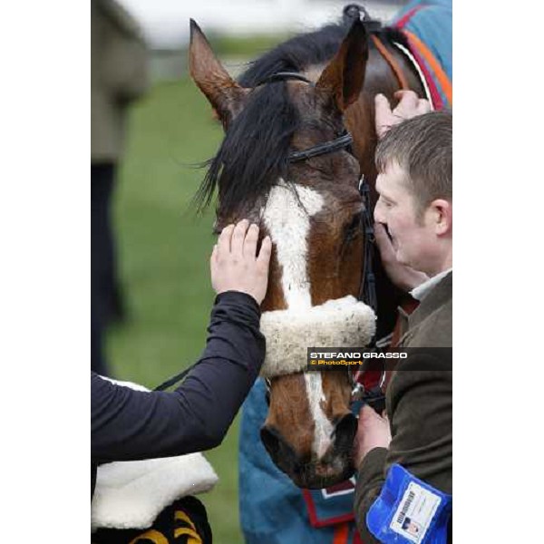 Robert Thornton with Captain Cee Bee after winning the Anglo Irish Supreme Novices\' Hurdle Race Cheltenham The Festival , 1st day 11th march 2008 ph. Stefano Grasso