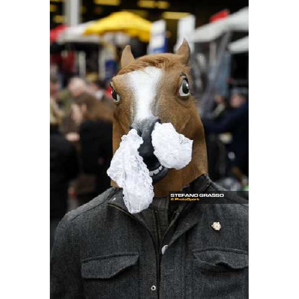 a funny racegoer at The Festival Cheltenham The Festival , 1st day 11th march 2008 ph. Stefano Grasso