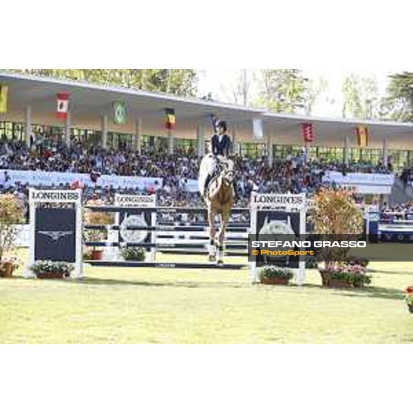 LGCT of Madrid - Grand Prix - Paola Amilibia (ESP) on Gaudi - 5 May 2018 - ph.Stefano Grasso/LGCT