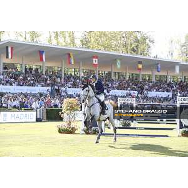 LGCT of Madrid - Grand Prix - Jose Maria Larocca (ARG) on Diablo Blanco - 5 May 2018 - ph.Stefano Grasso/LGCT