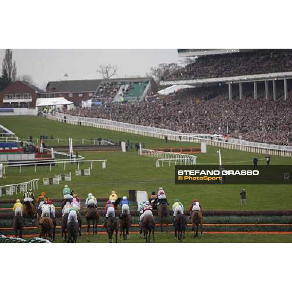 the grandstand of Cheltenham Cheltenham, The Festival 3rd day, 13th march 2008 ph. Stefano Grasso