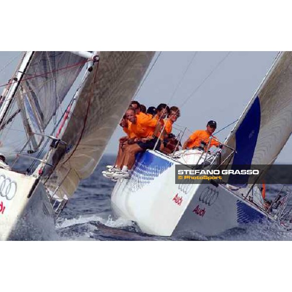 \'Wind turning the mark during 4rd day of regatta-ph.Stefano Grasso\' 