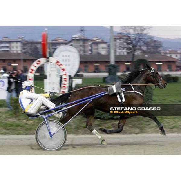 Roberto Andreghetti with Lory Trio winners of Gran Premio Beatrice Firenze, Le Mulina, 9th march 2008 ph.Stefano Grasso