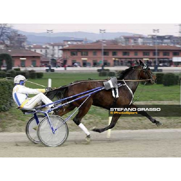 Roberto Andreghetti with Lory Trio winners of Gran Premio Beatrice Firenze, Le Mulina, 9th march 2008 ph.Stefano Grasso