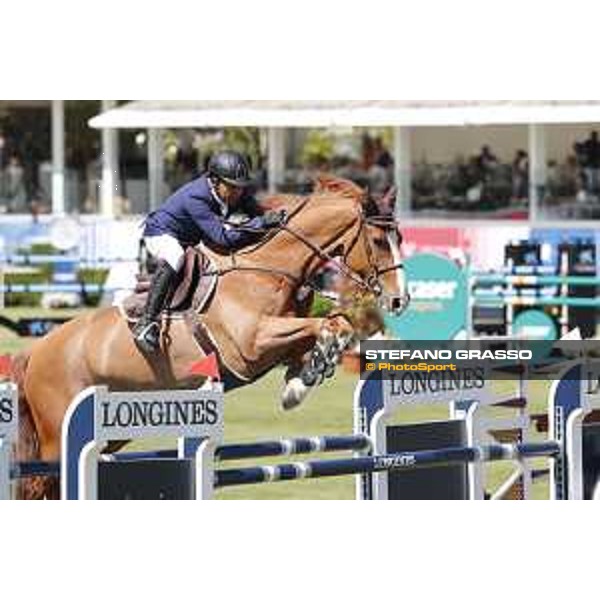 LGCT of Madrid - Class 4 - Rene Lopez (COL) on Univers de Maugre - 4 May 2018 - ph.Mario Grassia/LGCT