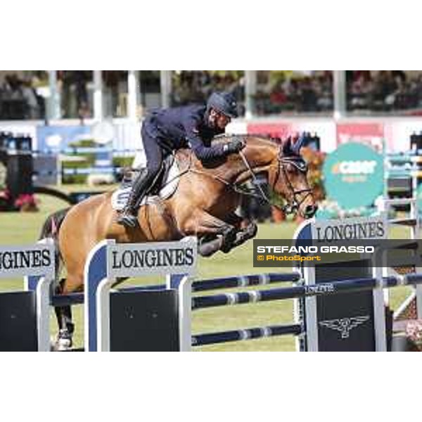 LGCT of Madrid - Class 4 - Lorenzo de Luca (ITA) on de Flipper - 4 May 2018 - ph.Mario Grassia/LGCT