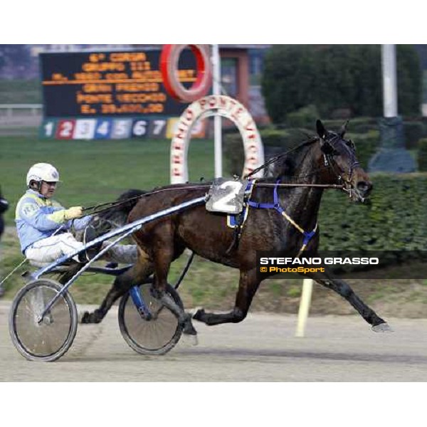 Paolo Leoni warming up with Ele Code before the start of the Gran Premio Ponte Vecchio Firenze Le Mulina, 9th march 2008 ph. Stefano Grasso