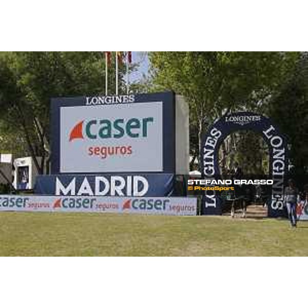 LGCT of Madrid - Class 14 - Prize giving ceremony - Jerome Guery (BEL) on Kel\'Star du Vingt Ponts - 6 May 2018 - ph.Stefano Grasso/LGCT