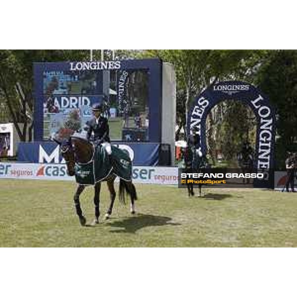 LGCT of Madrid - Class 14 - Prize giving ceremony - Jane Richard Philips (SUI) on Victorio Des Grez - 6 May 2018 - ph.Stefano Grasso/LGCT