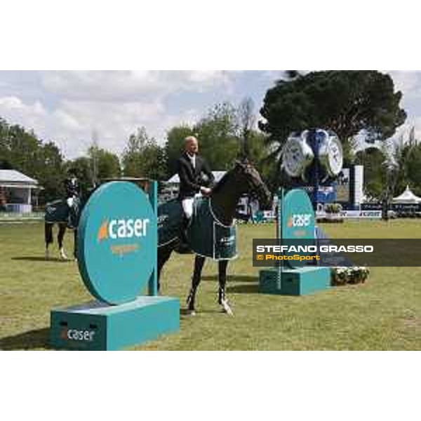 LGCT of Madrid - Class 14 - Prize giving ceremony - Jerome Guery (BEL) on Kel\'Star du Vingt Ponts - 6 May 2018 - ph.Stefano Grasso/LGCT