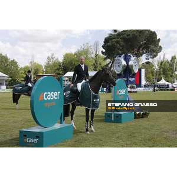 LGCT of Madrid - Class 14 - Prize giving ceremony - Jerome Guery (BEL) on Kel\'Star du Vingt Ponts - 6 May 2018 - ph.Stefano Grasso/LGCT