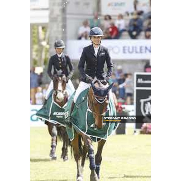 LGCT of Madrid - Class 14 - Prize giving ceremony - Jane Richard Philips (SUI) on Victorio Des Grez - 6 May 2018 - ph.Stefano Grasso/LGCT