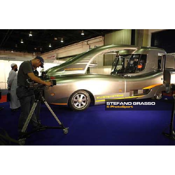 filming the Kurtsystems car at the Dubai horse show international fair Dubai, 23th march 2008 ph. Stefano Grasso