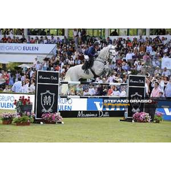 LGCT of Madrid - Class 15 - Rene Lopez (COL) on Con Dios III - 6 May 2018 - ph.Stefano Grasso/LGCT