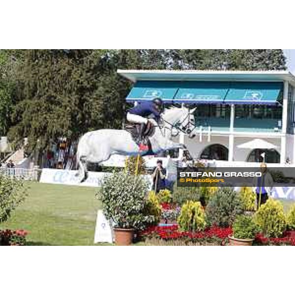 LGCT of Madrid - Class 15 - Rene Lopez (COL) on Con Dios III - 6 May 2018 - ph.Stefano Grasso/LGCT