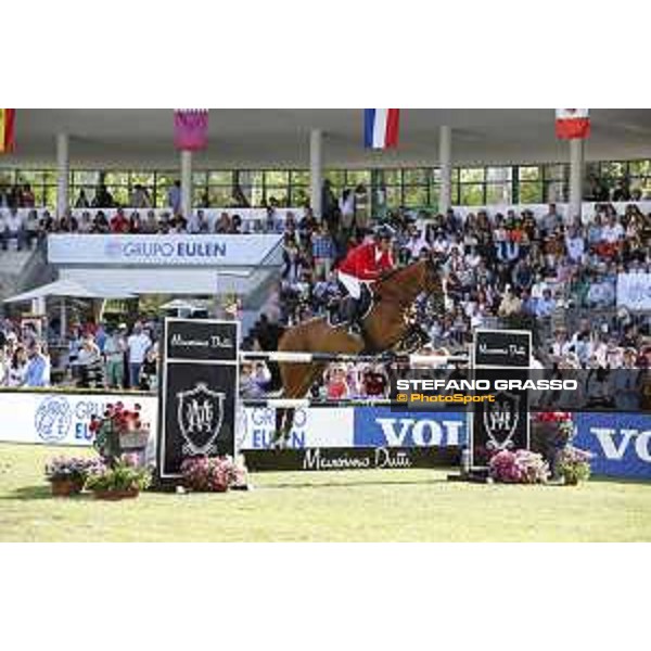 LGCT of Madrid - Class 15 - Carlos Enrique Lopez Lizarazo (COL) on G&C Arrayan - 6 May 2018 - ph.Stefano Grasso/LGCT