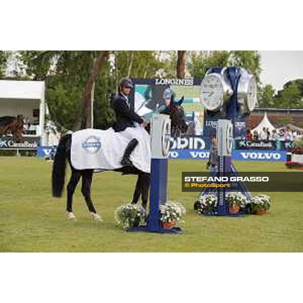 LGCT of Madrid - Class 15 - Prize giving ceremony - Denis Lynch (IRL) on RMF Echo - 6 May 2018 - ph.Stefano Grasso/LGCT
