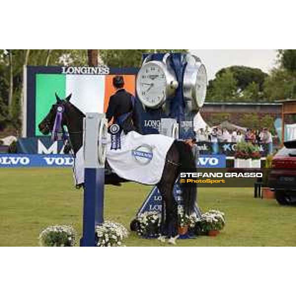 LGCT of Madrid - Class 15 - Prize giving ceremony - Denis Lynch (IRL) on RMF Echo - 6 May 2018 - ph.Stefano Grasso/LGCT