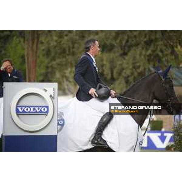 LGCT of Madrid - Class 15 - Prize giving ceremony - Denis Lynch (IRL) on RMF Echo - 6 May 2018 - ph.Stefano Grasso/LGCT