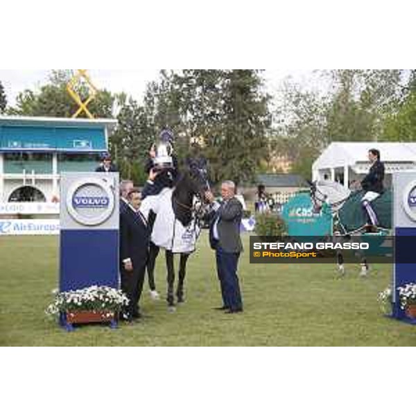 LGCT of Madrid - Class 15 - Prize giving ceremony - Denis Lynch (IRL) on RMF Echo - 6 May 2018 - ph.Stefano Grasso/LGCT