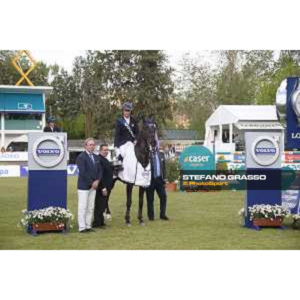 LGCT of Madrid - Class 15 - Prize giving ceremony - Denis Lynch (IRL) on RMF Echo - 6 May 2018 - ph.Stefano Grasso/LGCT