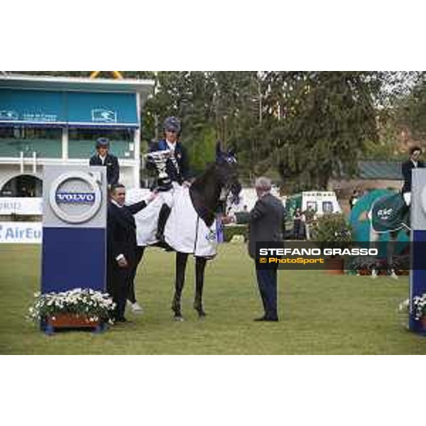 LGCT of Madrid - Class 15 - Prize giving ceremony - Denis Lynch (IRL) on RMF Echo - 6 May 2018 - ph.Stefano Grasso/LGCT