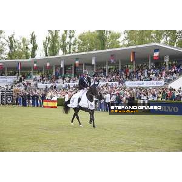 LGCT of Madrid - Class 15 - Prize giving ceremony - Denis Lynch (IRL) on RMF Echo - 6 May 2018 - ph.Stefano Grasso/LGCT