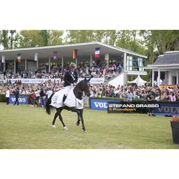 LGCT of Madrid - Class 15 - Prize giving ceremony - Denis Lynch (IRL) on RMF Echo - 6 May 2018 - ph.Stefano Grasso/LGCT
