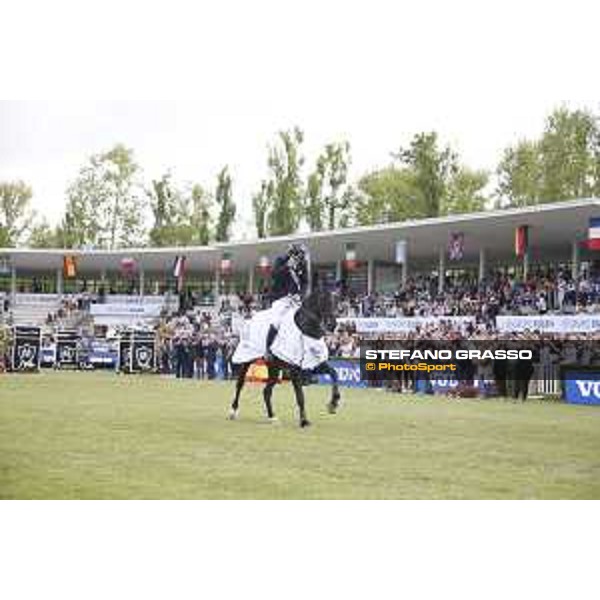 LGCT of Madrid - Class 15 - Prize giving ceremony - Denis Lynch (IRL) on RMF Echo - 6 May 2018 - ph.Stefano Grasso/LGCT