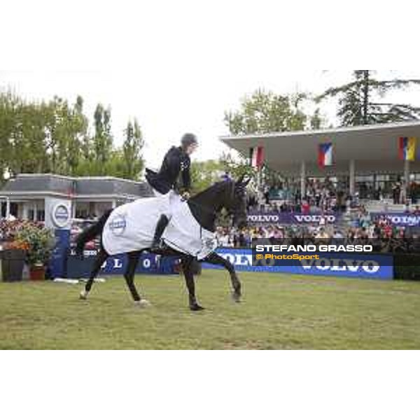 LGCT of Madrid - Class 15 - Prize giving ceremony - Denis Lynch (IRL) on RMF Echo - 6 May 2018 - ph.Stefano Grasso/LGCT