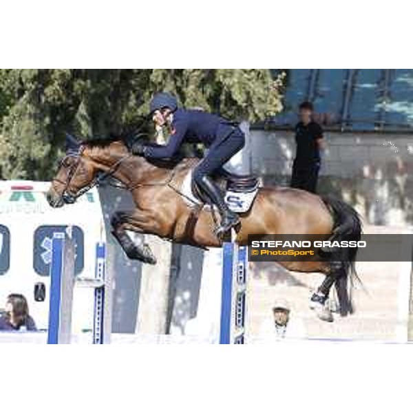 LGCT of Madrid - Class 15 - Lorenzo de Luca (ITA) on de Flipper - 6 May 2018 - ph.Stefano Grasso/LGCT