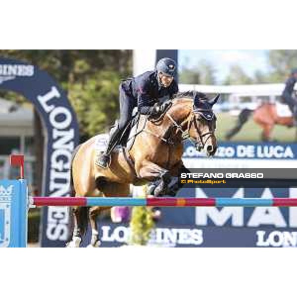 LGCT of Madrid - Class 15 - Lorenzo de Luca (ITA) on de Flipper - 6 May 2018 - ph.Stefano Grasso/LGCT